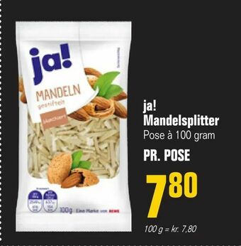 Otto Duborg ja! Mandelsplitter tilbud