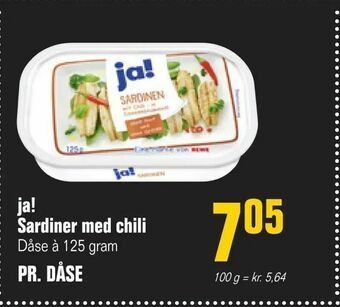 Otto Duborg ja! Sardiner med chili tilbud