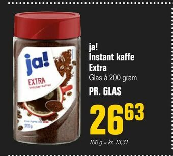 Otto Duborg ja! Instant kaffe Extra tilbud
