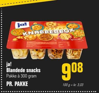 Otto Duborg ja! Blandede snacks tilbud