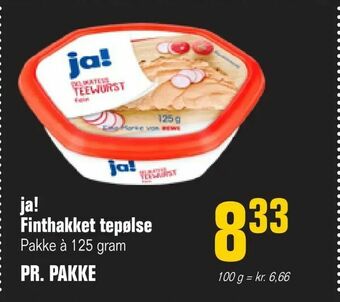 Otto Duborg ja! Finthakket tepølse tilbud