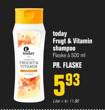 Otto Duborg today Frugt & Vitamin shampoo tilbud