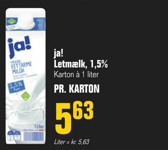 Poetzsch Padborg ja! Letmælk, 1,5% tilbud