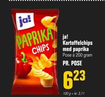 Poetzsch Padborg ja! Kartoffelchips med paprika tilbud