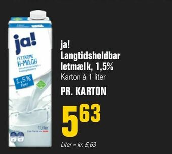 Poetzsch Padborg ja! Langtidsholdbar letmælk, 1,5% tilbud
