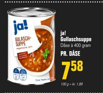 Poetzsch Padborg ja! Gullaschsuppe tilbud