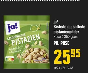 Poetzsch Padborg ja! Ristede og saltede pistacienødder tilbud