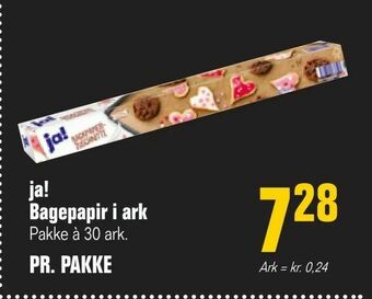 Poetzsch Padborg ja! Bagepapir i ark tilbud