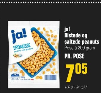 Poetzsch Padborg ja! Ristede og saltede peanuts tilbud