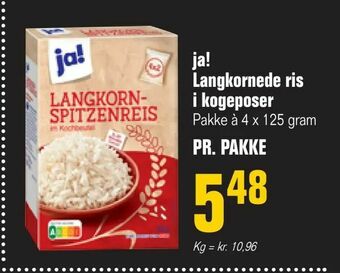 Poetzsch Padborg ja! Langkornede ris i kogeposer tilbud