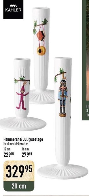 Imerco Hammershøi jul lysestage tilbud