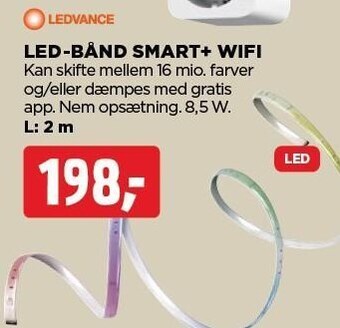 jem & fix Led-bånd smart+wifi tilbud