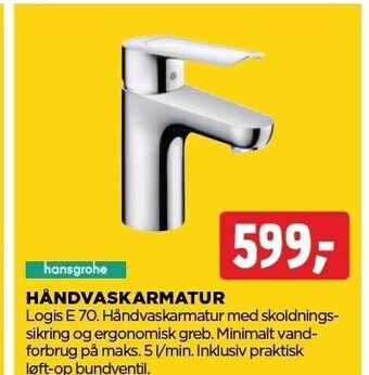 jem & fix Håndvaskarmatur tilbud