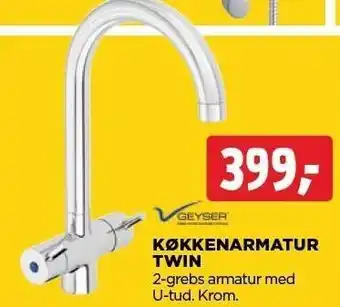 jem & fix Køkkenarmatur twin tilbud
