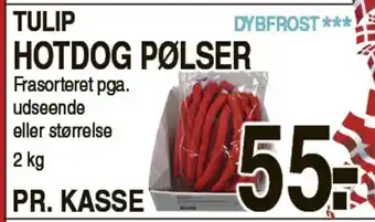 Tulip Hotdog Pølser