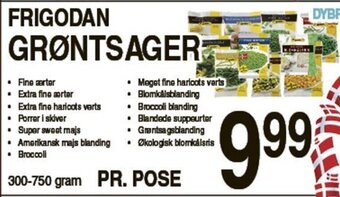 ABC Lavpris Frigodan Grøntsager tilbud