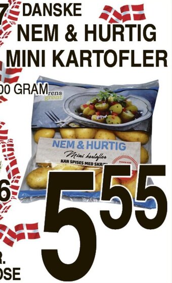 ABC Lavpris Danske Nem & Hurtig Mini Kartofler tilbud