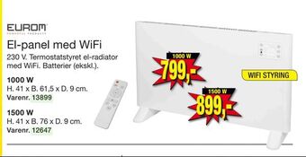 Harald Nyborg El-panel med wifi tilbud