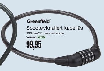 Harald Nyborg Scooter/knallert kabellås tilbud