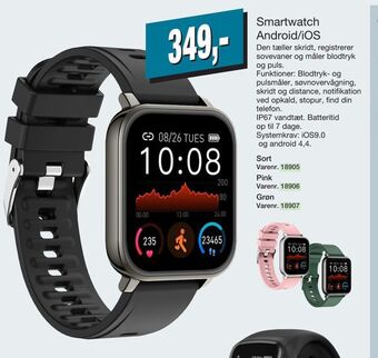 Harald Nyborg Smartwatch android/ios tilbud