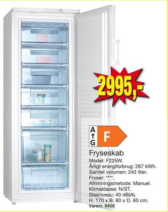 Harald Nyborg Fryseskab tilbud