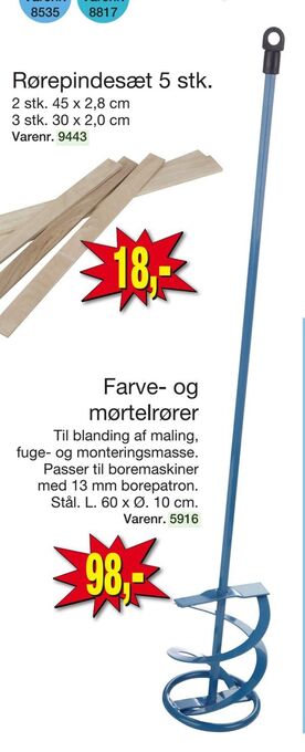 Harald Nyborg Farve- og mørtelrører tilbud