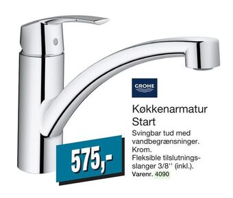 Harald Nyborg Køkkenarmatur start tilbud