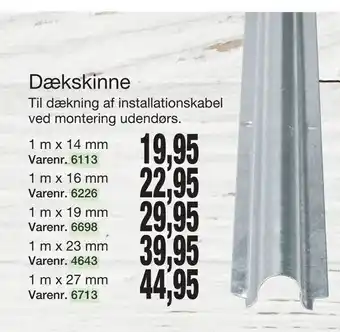 Harald Nyborg Dækskinne tilbud