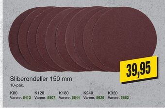 Sliberondeller 150 mm