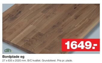 Bauhaus Bordplade eg tilbud