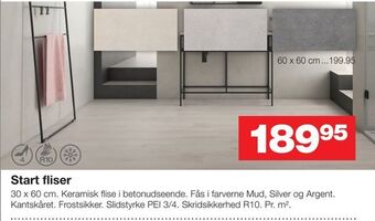 Bauhaus Start fliser tilbud