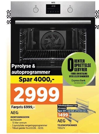 Power Indbygningsovn tilbud