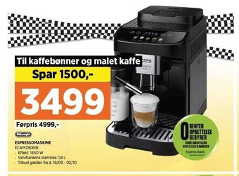 Power Espressomaskine tilbud