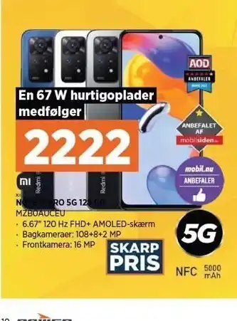 Power Pro 5g 128 gb tilbud