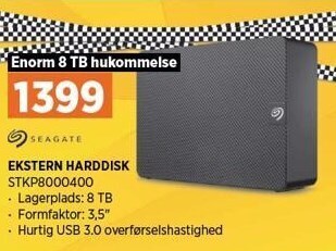 Power Ekstern harddisk tilbud