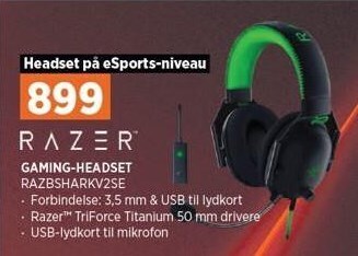 Power Gaming headset tilbud