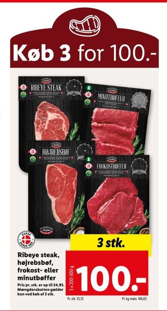 Lidl Vilstrupgård ribeye tilbud