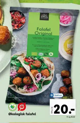 Lidl Urtekram falafel tilbud