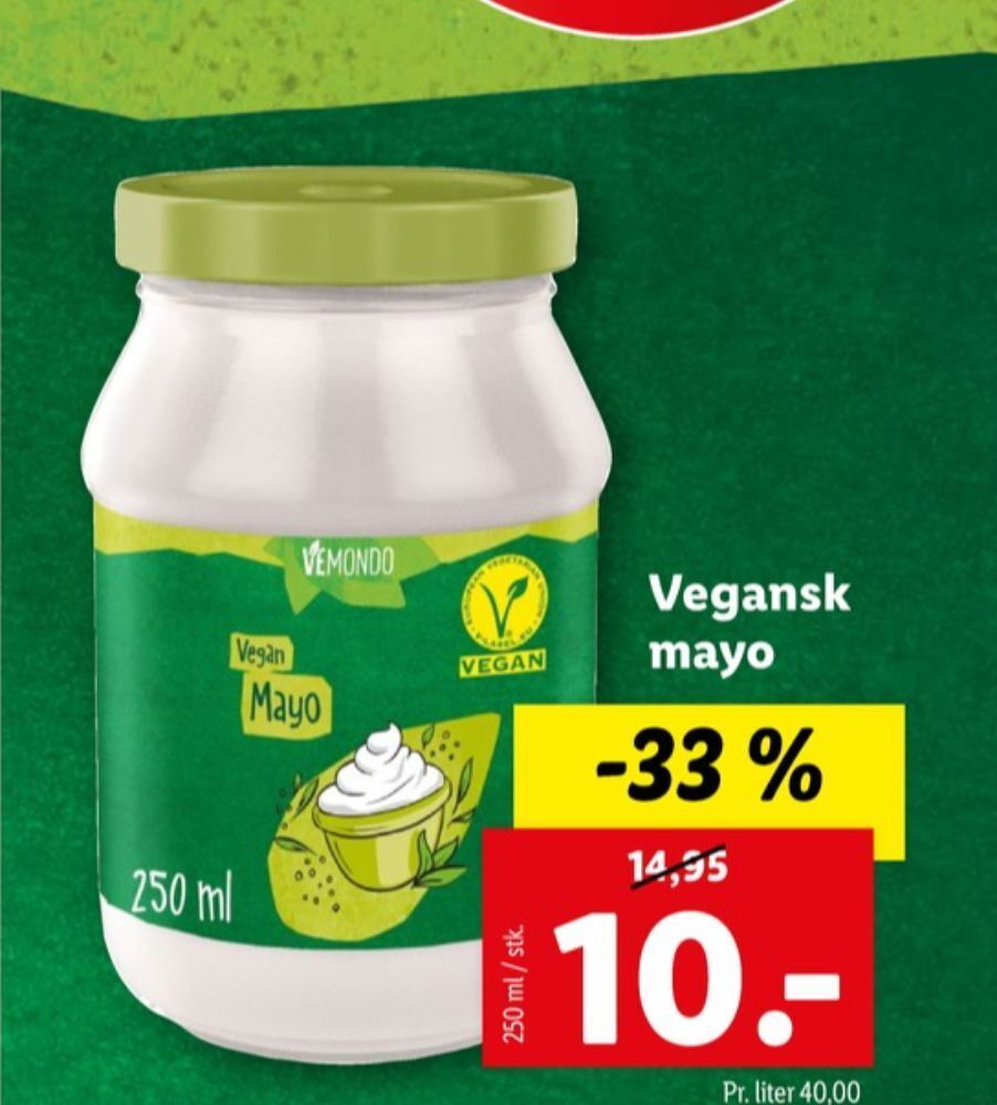 Vemondo mayonnaise tilbud hos Lidl