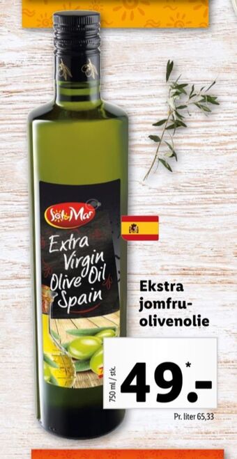 Lidl Sol & mar olivenolie tilbud