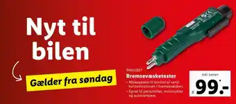 Lidl Parkside bremsevæsketester tilbud
