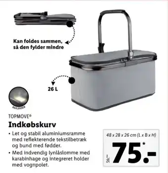 Topmove indkøbskurv