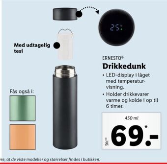 Lidl Ernesto drikkedunk tilbud