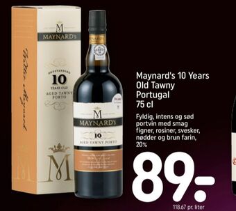 REMA 1000 Maynards portvin tilbud