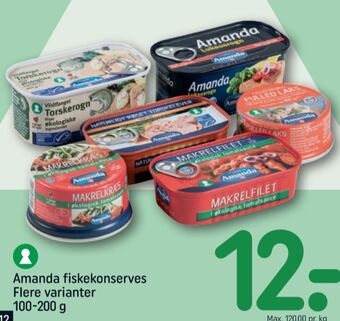 REMA 1000 Amanda makrel kræs tilbud
