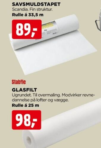 jem & fix Stabile glasfilt tilbud