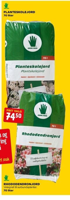 jem & fix Grønne fingre planteskolejord tilbud