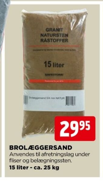 jem & fix Safestone brolæggersand tilbud