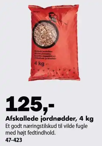 Afskallede jordnødder, 4kg