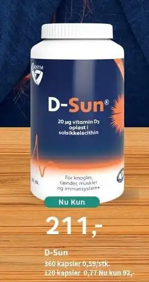 Helsam D-sun tilbud